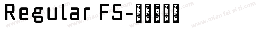 Regular F5字体转换